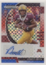 2020 Prizm Draft Picks Rookies Red White & Blue 52/99 Rodney Smith #259 Auto 0v0