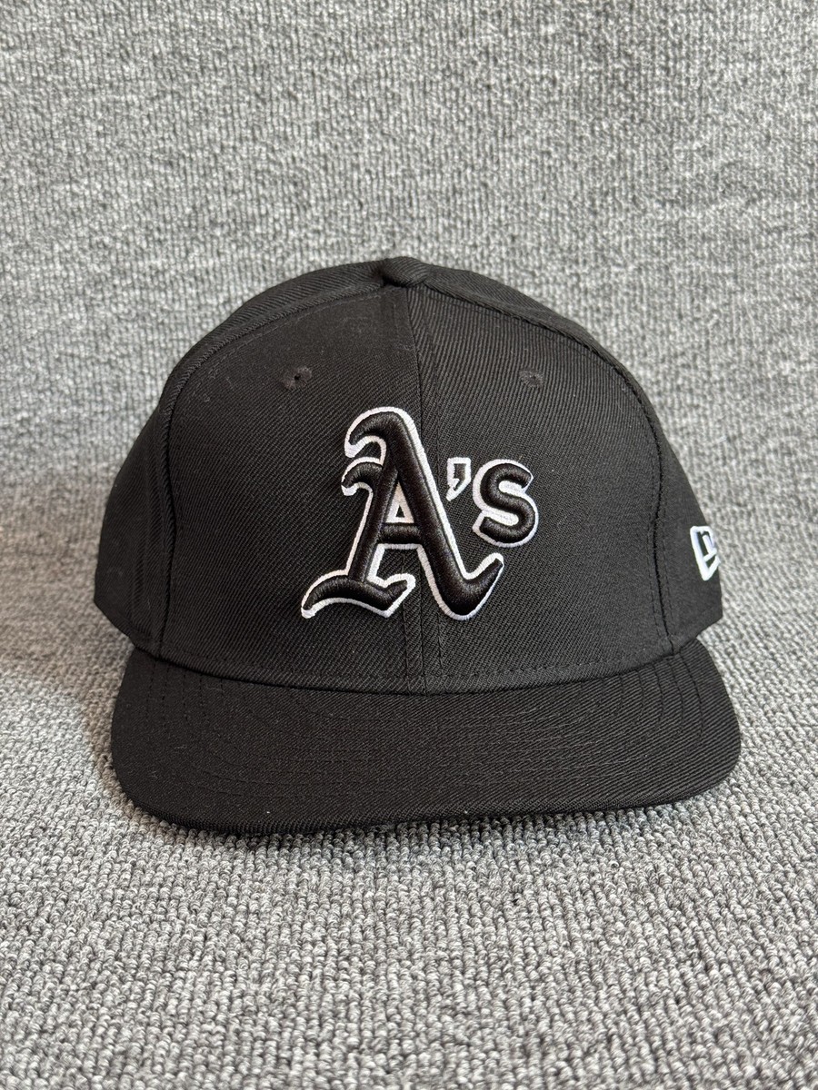 New Era Oakland Athletics 9FIFTY Snapback Hat Black One Size Baseball Cap