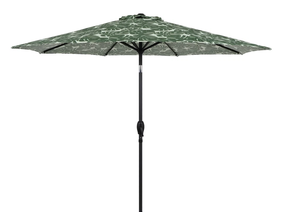 Elevador de manivela Monstera de 9' Mainstays y paraguas de patio inclinable de 3 posiciones Foto 2 de 4