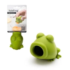 Peleg Design Egg Separator for Raw Eggs - Silicone Egg Yolk and White Separator,