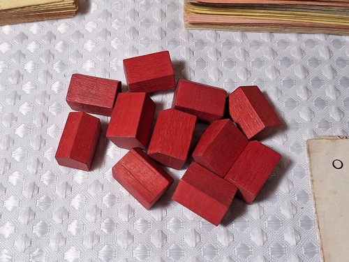 Vintage 1936 Monopoly Game Black Box Wood Houses Missing Pieces & Board - Picture 5 of 24