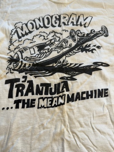 Vntg 1960s T’rantula Wild Fuel Drag Coupe Monogram Tshirt S Tom Daniel Thrashed - Picture 12 of 13