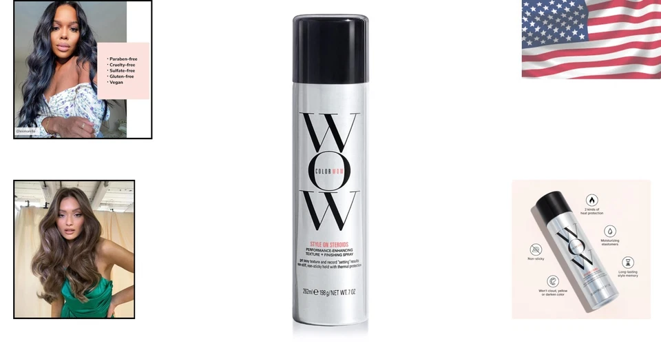 Logra un volumen y textura sin esfuerzo con spray texturizante COLOR WOW - 7 OZ Foto 2 de 4
