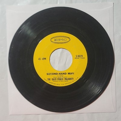 The Back Porch Majority ~ Second-Hand Man/ Thats The Way It's Gonna Be 45 Record