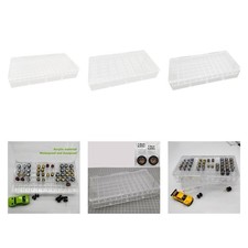 1/64 Model Car Wheel Storage Box Acrylic Display Case Waterproof Versatile Use