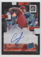 2022 Panini Donruss Optic Black Cracked Ice Prizm 28/30 Connor Seabold Auto 0m4q