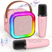 Kids Karaoke Machine Ages 3  12 with 2 Wireless Mics, Great Gift Idea