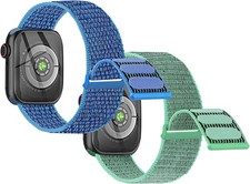 Soft Loop Nylon Strap Compatible with Apple Watch Series 7 8 38mm 40mm
