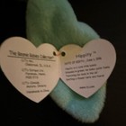 Ty Beanie Babies Hippity Green Rabbit Bunny Plush 1996 Vintage PCV Pellets — photo 6