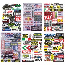 150 + Calcomanías de Carreras Pegatinas Carrera de Arrastre Vinilo Motocicletas Motocross ATV