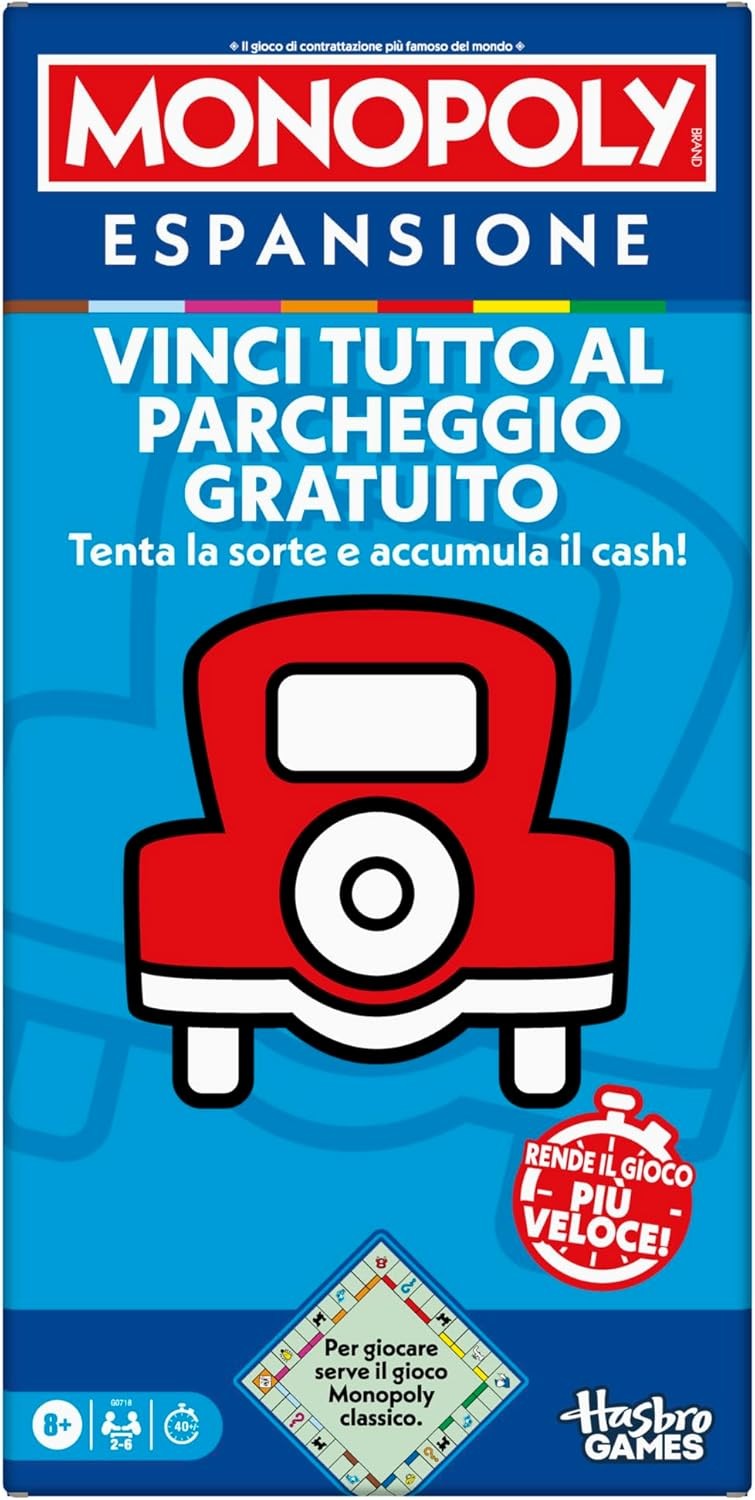 Monopoly ESPANSIONE Vinci tutto al Parcheggio Gratuito - Giocolandia