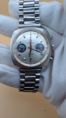 Vintage Candino Chronograph   Kaliber Valjoux 7733   1970er Jahre