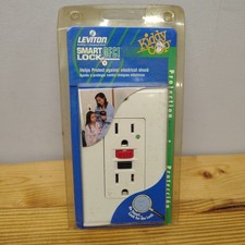 Leviton Smart Lock GFCI Outlet 8598-W White color NOS