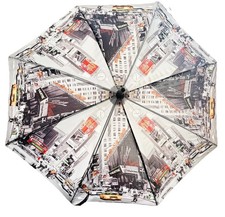 New York Umbrella With Time Square And The Famous Theatre