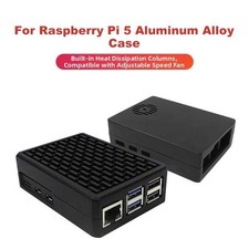 F��r Raspberry Pi 5 Panzerschale Aluminiumlegierung Geh?use mit passgenauem Des