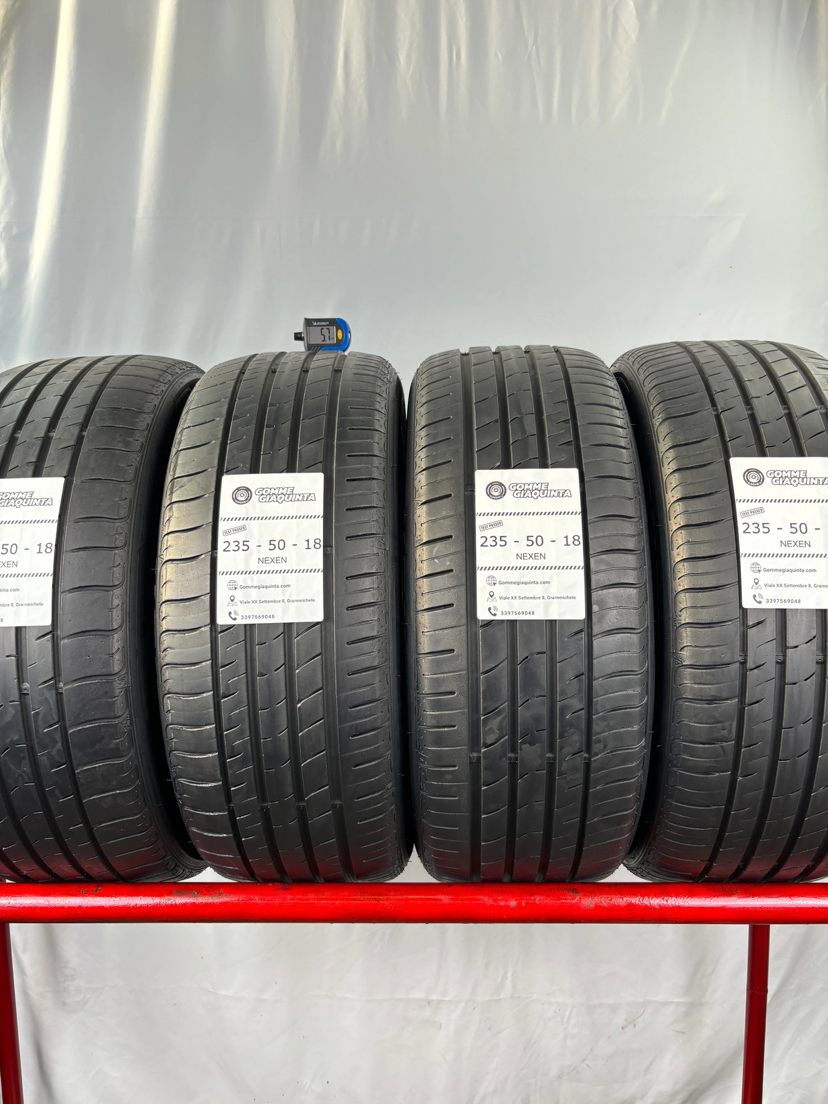 Pneumatici usati 235 50 r18 101v Gomme Estive 2 PZ Nexen Batt 5,7mm Dot 23