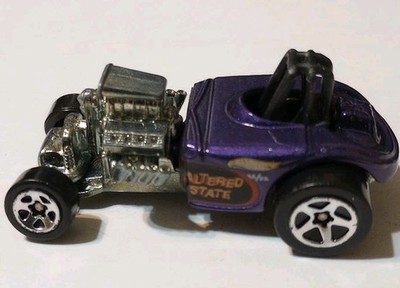 Hot Wheels 2001 #18 First Editions 6/42 ALTERED STATE Purple w/Spoke Wheels NBox