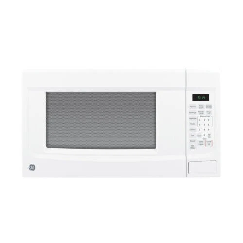 GE GCST14S1WWW 1.4 Cu. Ft. White on White Countertop Microwave Oven