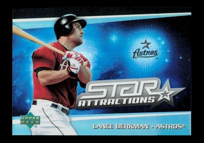 2006 Upper Deck Special F/X #SA-LB Lance Berkman Star Attractions Houston Astros