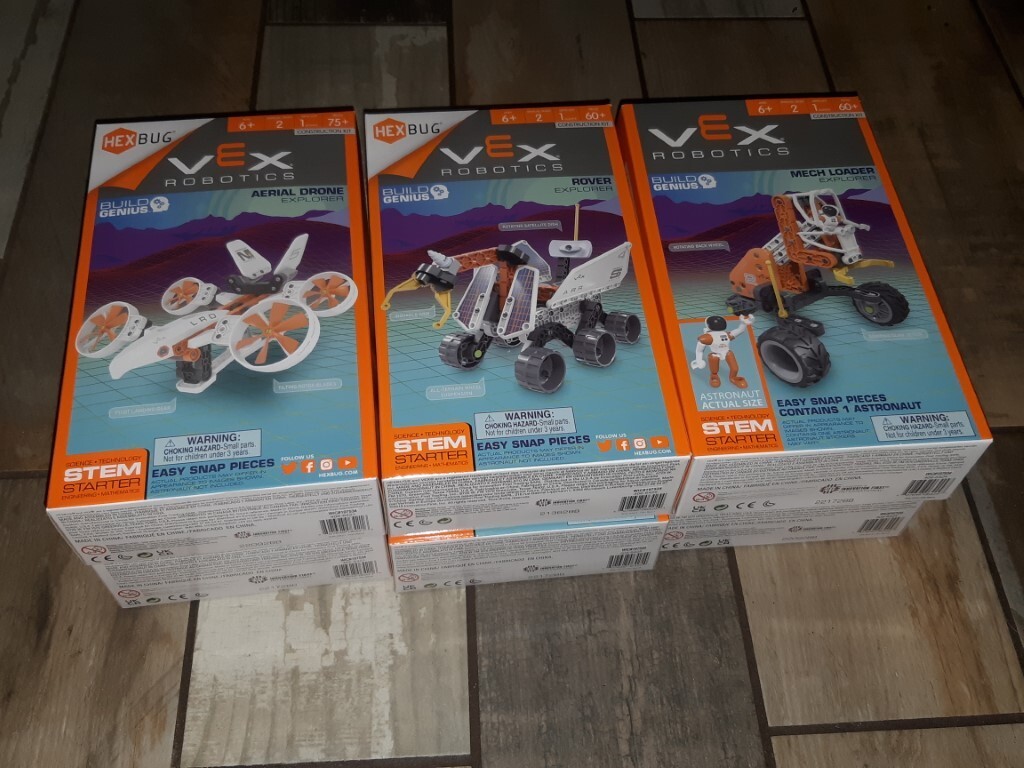 LOT OF Hex Bug Vex Robotics Aerial Drone Rover Explorer Mech