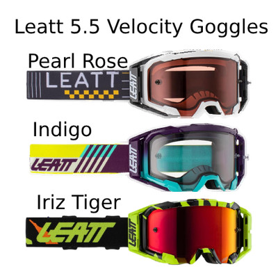 Leatt Velocity Goggle 5.5 Assorted Colors - Adult Sizing