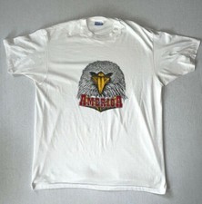 Vintage America Bald Eagle T-Shirt Hanes 50/50 Size L/XL Made in USA Patriotic