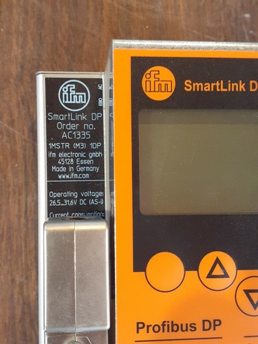 IFM ELECTRONIC AC1335 SMART LINK PROFIBUS DP EXCELLENT CONDITION!!!! - Picture 2 of 4