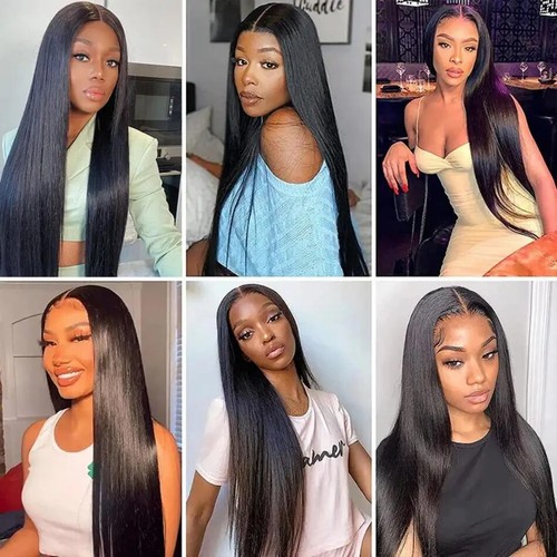 Bone Straight Lace Front Wigs 13x6 Human Hair Hd Lace Frontal Human Hair Wig - Picture 4 of 13