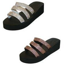 Womens Open Toes Rhinestone Upper Sandals 6 7 8 9 10 11