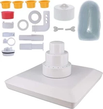 U.S. Pool Supply Floating Grecian Waterfall Spray Fountain - Three Tiers,