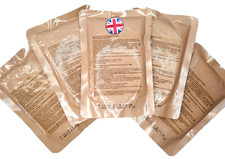 5x UN British Army Cooked Rice Pouches - Ration - MRE - Prepping -2026 -160g
