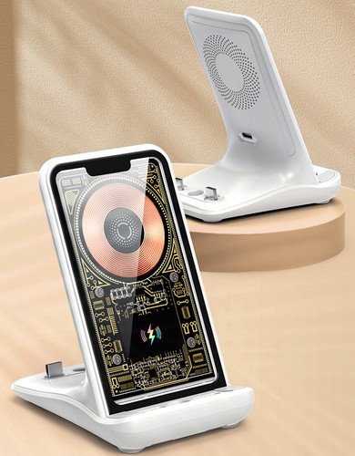 Kabelloses Ladegerät Ladestation Für für Handy Tablet Wireless Charger Charging - Bild 2 von 15