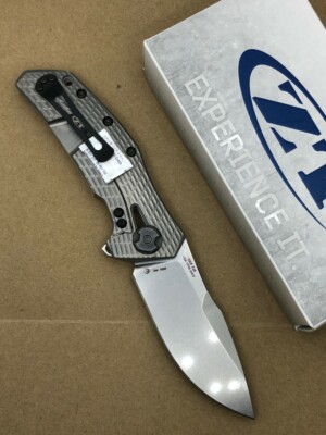 Zero Tolerance ZT 0308 Flipper Knife 20CV Stonewashed Blade Coyote