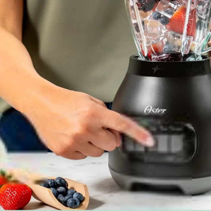 Oster 2142482 Easy-to-Clean Smoothie Blender with Dishwasher-Safe Glass  Jar
