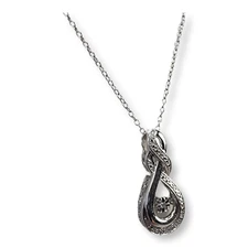 Sterling Silver 925 Diamond Pendant with Chain Necklace O.C. Tanner Jewelry Co.