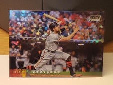 Hunter Pence 2020 Topps Stadium Club Chrome X-Fractor #371 Baseball MLB Card