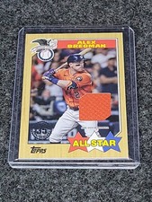 2022 Series 2 1987 Topps All Star Relics #87ASR-AB Alex Bregman