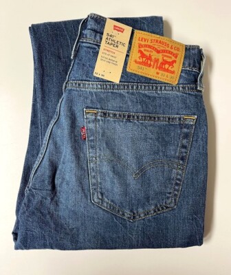 Levi's Men's 541 Athletic Taper Jeans Size 32, 33, 34, 38, 40, 42 NEW Ret $79.50