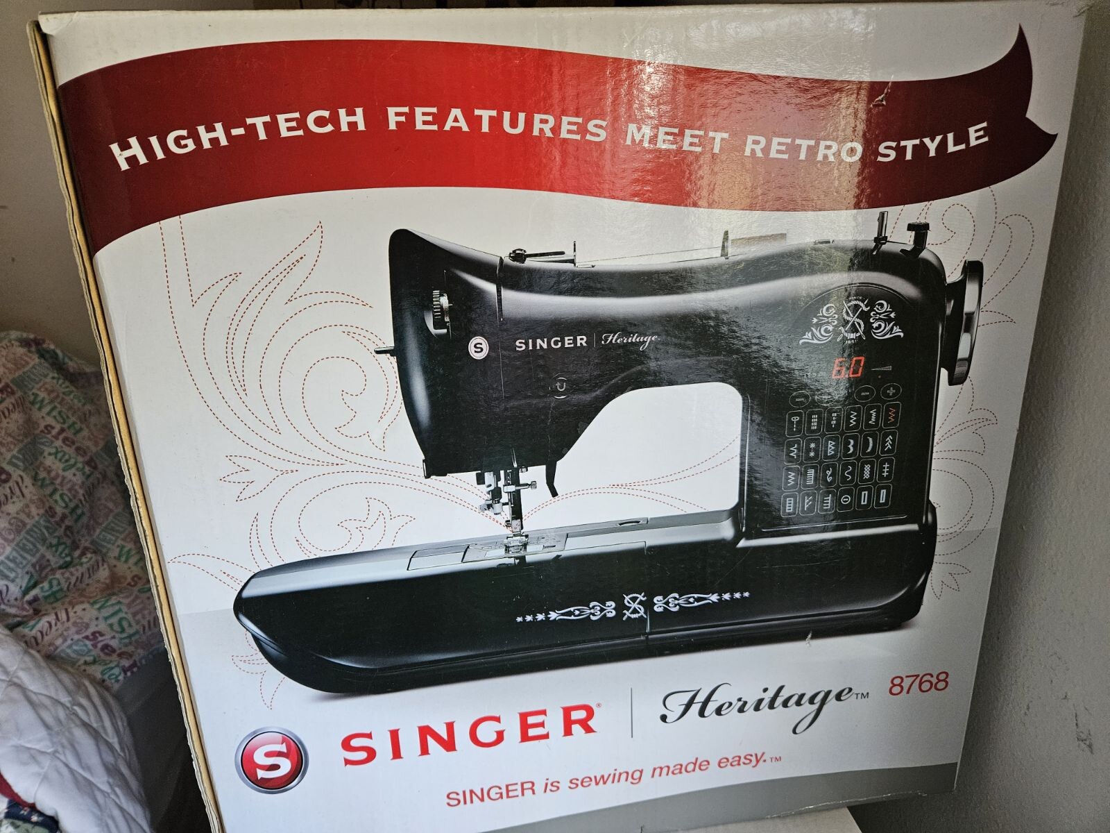 Singer Heritage Sewing Machine Model 8768 Brand New Open Box eBay