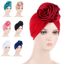 Muslim Women Turban Cancer Hat Hair Loss Chemo Cap Hijab Wrap Bonnet Headscarf