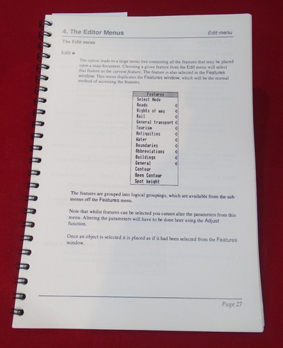 Topographer Paysage Manuel pour Acorn Risc OS Par APDL Sortie 1.00 - Photo 3 sur 4