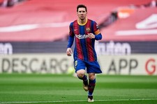 lionel messi Fc Barcelona 3.5x5 unsigned photo