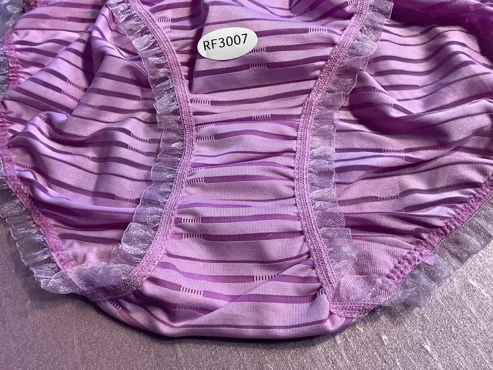 Mujer Bragas Bikinis CAPRICIA O’DARE Talla M/6 Rayas Transparente con Decoración Foto 4 de 4