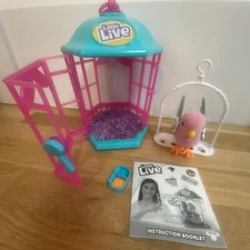 Little Live Pets 28547 Toy Bird with Rainbow Glow Cage
