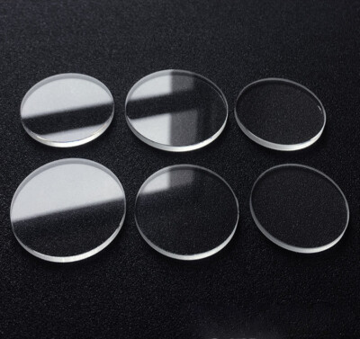 1,0/1,5/2,0/2,5//3,0mm Flache Saphirglas Saphir Kristallglas Uhrglas Ø13-45mm