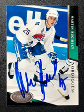 MARTIN RUCINSKY AUTHENTIC AUTOGRAPH 1993-94 PARKHURST 93-94 NO 170     28783