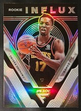 Onyeka Okongwu 2020-21 Flux ROOKIE INFLUX SILVER PRIZM Rookie Insert Card no.27. rookie card picture
