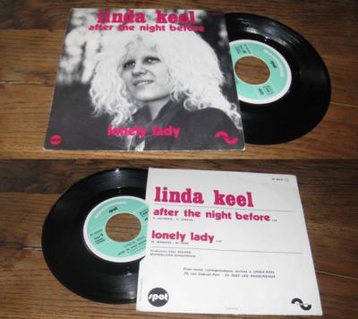 LINDA KEEL - After The Night Before French PS 7' Great Soul Pop Sonopresse 74'