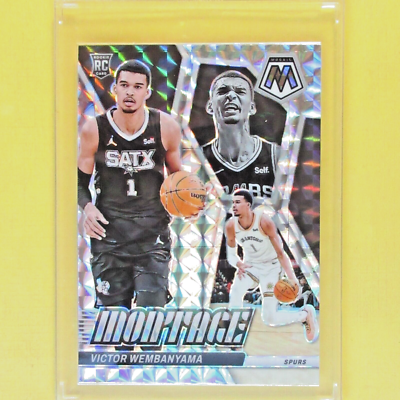 VICTOR WEMBANYAMA 2023-24 ROOKIE Panini Mosaic Montage PRIZM #7