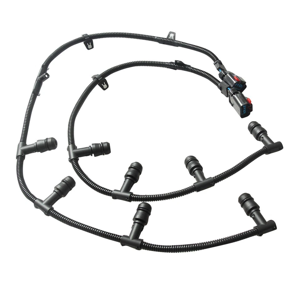 1 левый + 1 правый жгут свечи накаливания для 2004-2010 Ford 6,0 л дизельный F250 F350 E250 - Изображение 2 из 4